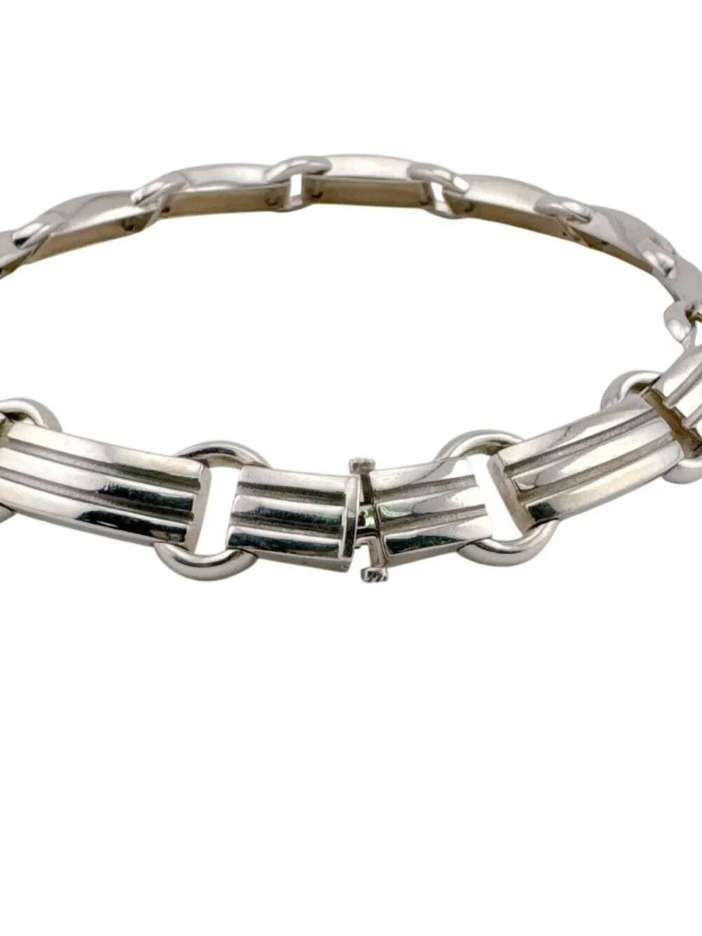Tiffany & Co Atlas Groove Link Necklace